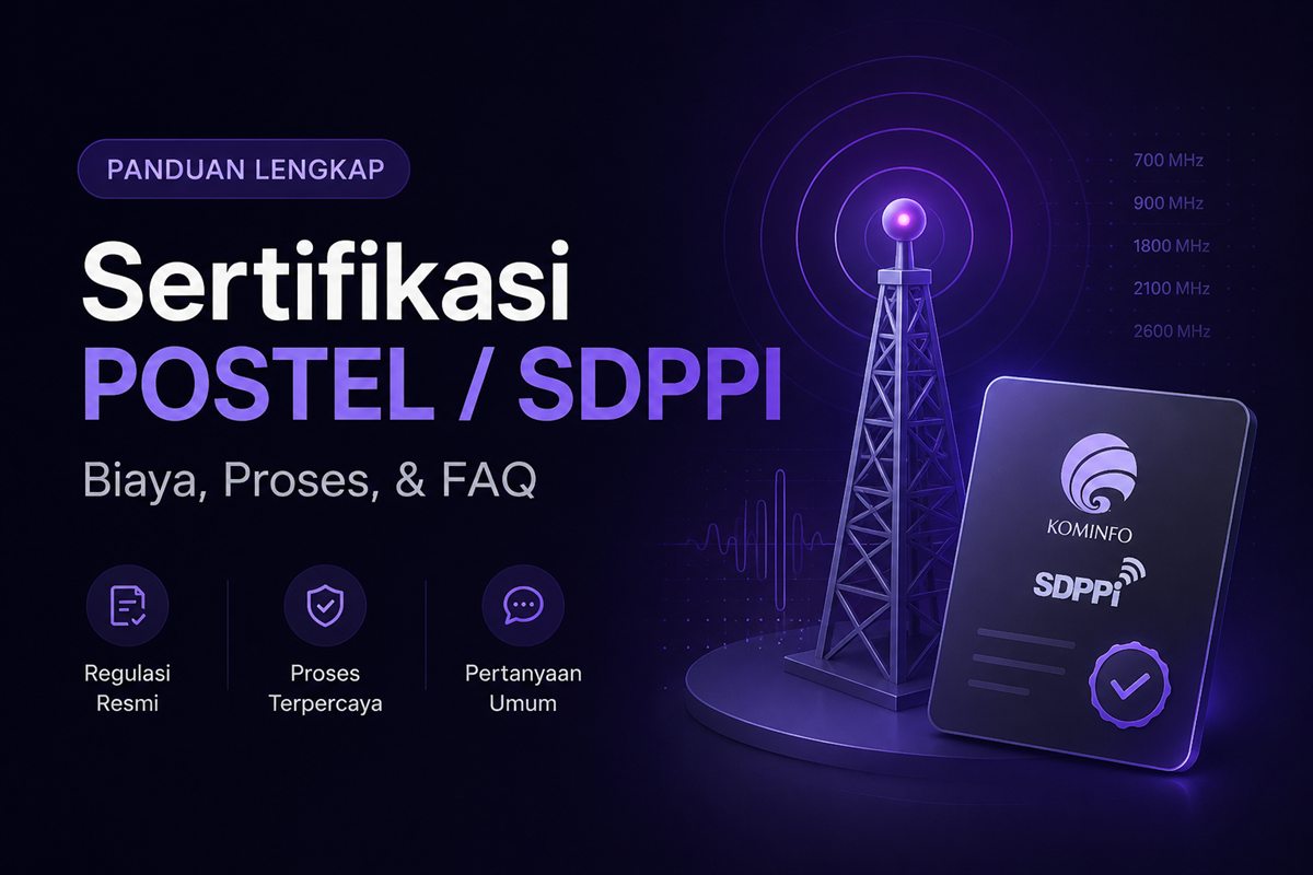 Biaya Sertifikasi Postel / SDPPI 2026: Rincian Lengkap