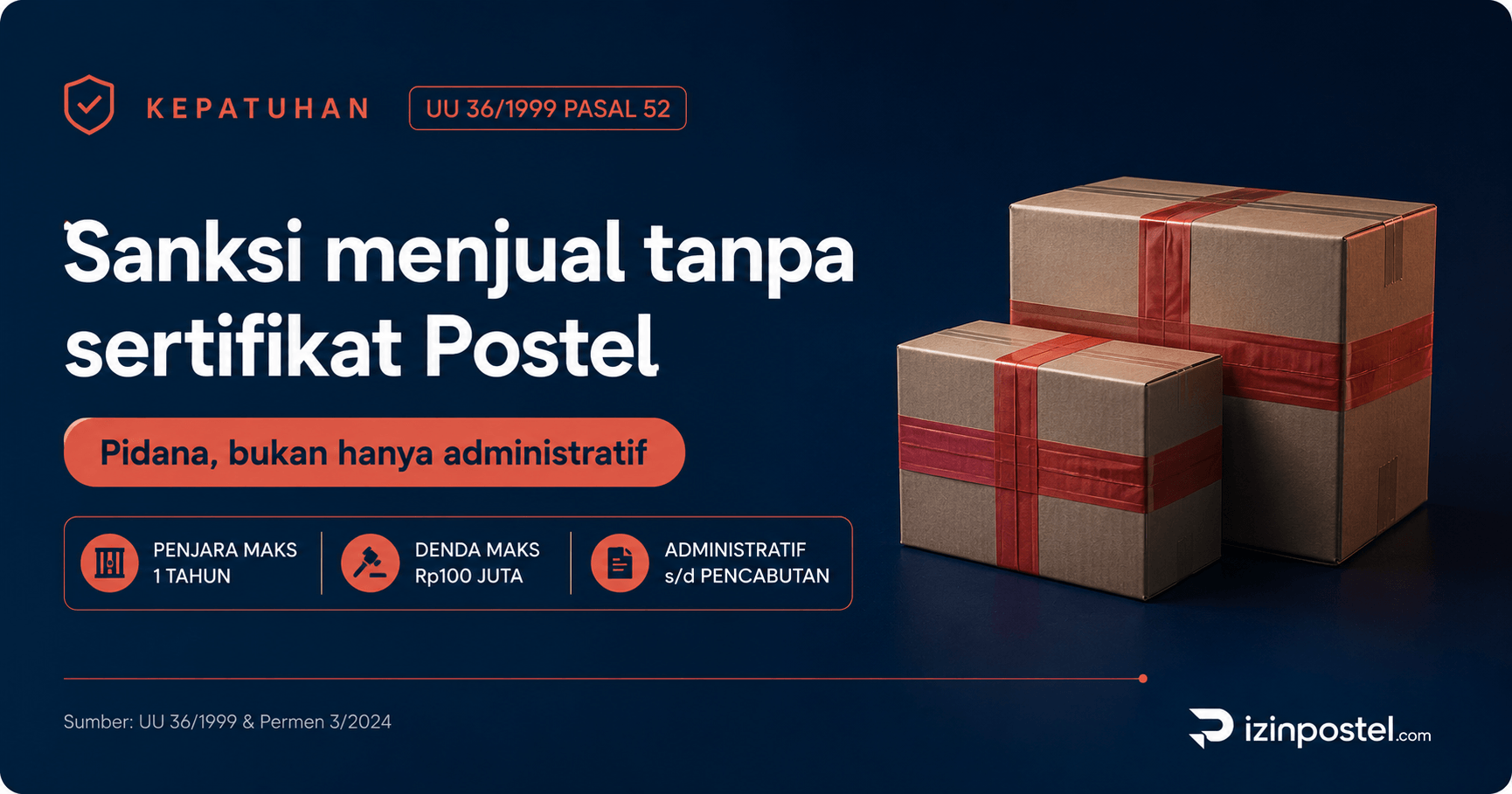 Sanksi Menjual Perangkat Tanpa Sertifikat Postel